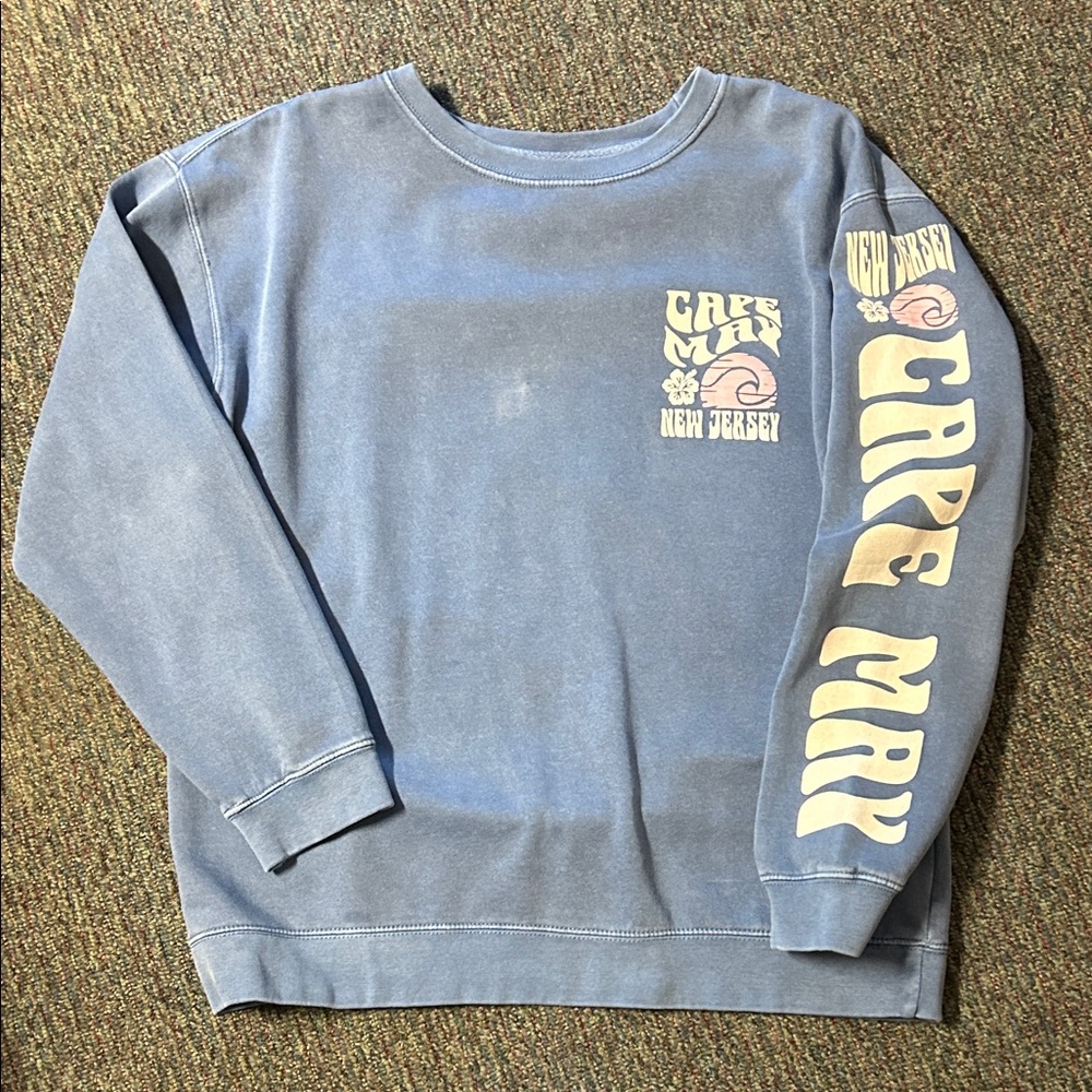 Ocean Drive Light Blue Sweatshirt